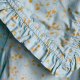 Bawełniana koszula z ozdobnym kołnierzem duńskiej marki Ganni 40 kołnierzyk peter pan collar w kwiaty
