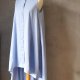 Błękitna sukienka szmizjerka high-low XS S