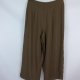 Primark spodnie szerokie proste palazzo oliwka khaki / M