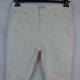 Denim spodnie jeans śmietanowe skinny 16 / 44