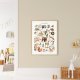 Plakat alfabet "Leśne Echo" - edukacyjny A3 cm