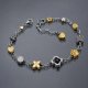 Colours mix vol. 11/silver & gold/ - bransoletka