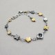 Colours mix vol. 11/silver & gold/ - bransoletka