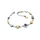 Colours mix vol. 11/silver & gold/ - bransoletka