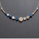 Colours mix vol. 9/deep blue / - choker