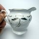 Mlecznik Wałbrzych biała porcelana i złocenia Polski design Vintage lata 60/70
