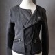 Jeansowa kurtka ramoneska rock XS S