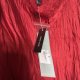 100 % SILK Debenhams Red Herrins nowy jedwabny top z metkami piękna wiśnia