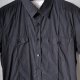 Koszula bawełniana JET LAG męska czarna slim fit L