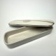 Ceramiczne puzderko vintage w stylu Art Deco – kremowo-złote ciężkie