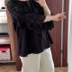 Fever Czarna Bluzka Koronkowa Plus Size XXXL / 46 / 18