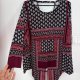 Dressbarn Bluzka w Etniczny Print Plus Size XXXL / 46 / 18