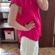 Torrid Różowa Bluzka z Falbankami Plus Size