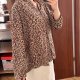 East Adeline Bluzka w Print Zwierzęcy Plus Size XXL / 44 / 16