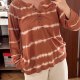 Sonoma Bluzka Waffle Tie-Dye Plus Size 4XL / 48 / 20