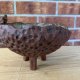 Nieregularna miska z ptaszkiem