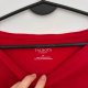 Talbots Plus Czerwona Bluzka Bawełniana logsleeve