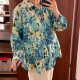 Covington Woman Koszula w Niebieskie Kwiaty 24-26W 6XL / 52 / 24
