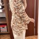 Emaline Woman Bluzka w Kwiaty Plus Size 5XL / 50 / 22