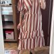Knox Rose Sukienka w Paski Wrap Plus Size 4XL / 48 / 20