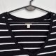 Sky Czarna Sukienka w Paski Plus Size midi dluga 4XL / 48 / 20