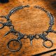 Spike O-Ring Chainmaille Choker – stal chirurgiczna 316L z kolcami | gothic industrial