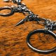 Spike O-Ring Chainmaille Choker – stal chirurgiczna 316L z kolcami | gothic industrial