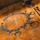 Spike O-Ring Chainmaille Choker – stal chirurgiczna 316L z kolcami | gothic industrial