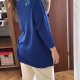 Quacker Factory Niebieska Bluzka z Cekinami 8XL / 56 / 28