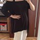 Ellen Tracy Czarna Bluzka Cold Shoulder 4XL / 48 / 20