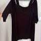 Ellen Tracy Czarna Bluzka Cold Shoulder 4XL / 48 / 20