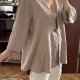 Soft Surroundings tunika bawelniana/kimonowa | beżowa | oversize | plus size 8XL / 56 / 28