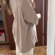 Soft Surroundings tunika bawelniana/kimonowa | beżowa | oversize | plus size 8XL / 56 / 28