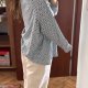 Croft & Barrow 2X bluzka 100% bawełna | geometryczny wzór | plus size 4XL / 48 / 20