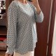 Croft & Barrow 2X bluzka 100% bawełna | geometryczny wzór | plus size 4XL / 48 / 20
