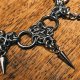 Gotycki choker chainmaille z kolcami ze stali chirurgicznej, gothic punk
