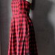 Urocza sukienka tartan krata XS S