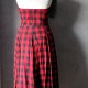 Urocza sukienka tartan krata XS S