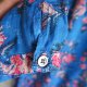 Niebieska bawełniana bluzka w kwiaty kwiatowy wzór 100% bawełna francuskiej marki premium Isabel Marant Etoile 40