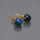 Dots - Tygrysie oko blue /alloys collection/ - sztyfty