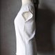 T-shirt top lniany len PROMOD letni biały XS S