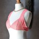 Free People Intimately – koronkowy bralette XS neonowy róż