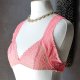 Free People Intimately – koronkowy bralette XS neonowy róż