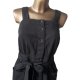 Czarna Sukienk Jeansowa L XL Dress Jeans Denim Ramiaczka