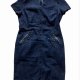 Niebieska Sukienka Midi Jeansowa 42 XL Bawełna Cotton Midi Dress Jeans Denim