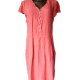 Letnia Sukienka Midi L XL Len Bawełna Dress Cotton Linen