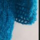 Atramentowy moher handmade