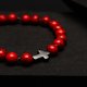 Męska bransoletka RED FAITH - bo tak!