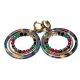 Wianki circle (colourful) - kolczyki