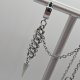 Kolczyk pojedyńczy lobe helix kryształek Swarovski